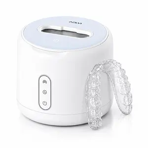 Ultrasonic Retainer Cleaner for Dentures, Aligners & Mouth Guards with UV Light