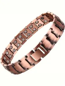 Men's Copper Bracelet - Magnetic Bracelet Jewelry Gift with Adjustable Sizing Tool, Magnetic Jewelry, Adjustable Slider Bracelets, Outdoor Fun, Durable and Wearable#Fashionweek#Fallfreshness