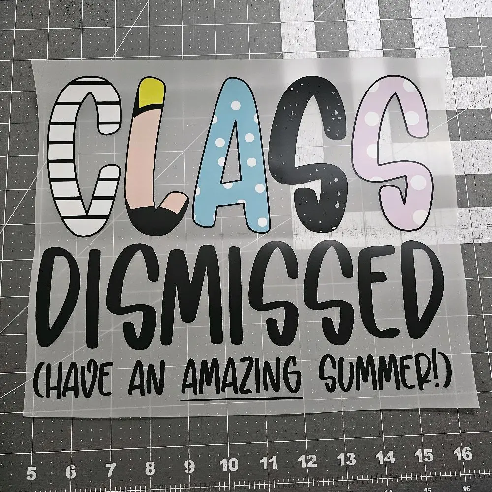 Class dismissed DTF print