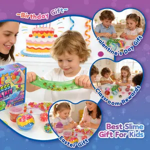 Doctor Squish Squishy ball Maker Kit for Kids Best Slime Gift for Birthday Valentine's Day Easter Classroom Rewards