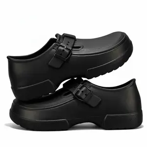 TEER Anti-slip Work Clogs, Professional Waterproof and Oil-proof, Adjustable, Stylish and Soft, Suitable for Restaurants, Hospitals, Laboratories, and Nursing Homes Safety Shoes