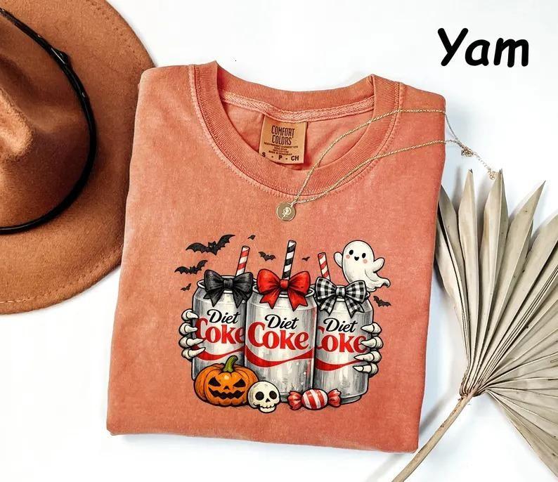Comfort Colors Halloween Diet Coke T-Shirt – Sweatshirt – Hoodie, Fall Lover Tee, Diet Coke Lover Gift, Diet Coke Lover Shirt, Halloween Diet Coke Tee , By Legacy Graphic