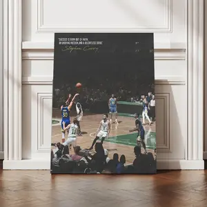 Stephen Curry Poster Basketball Poster Motivational Wall Art For Boys Bedroom Home Deor