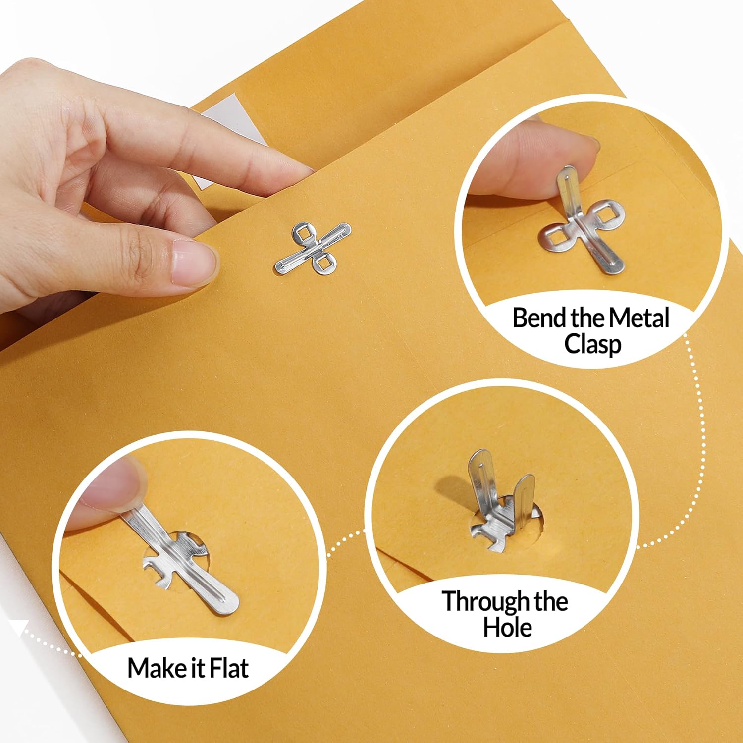 Envelops, 9"x12" Brown Kraft Envelopes with Clasp Closure, 28-lb Paper Mailing Envelopes, 20 Count, Great for Filing, Storing or Mailing Documents