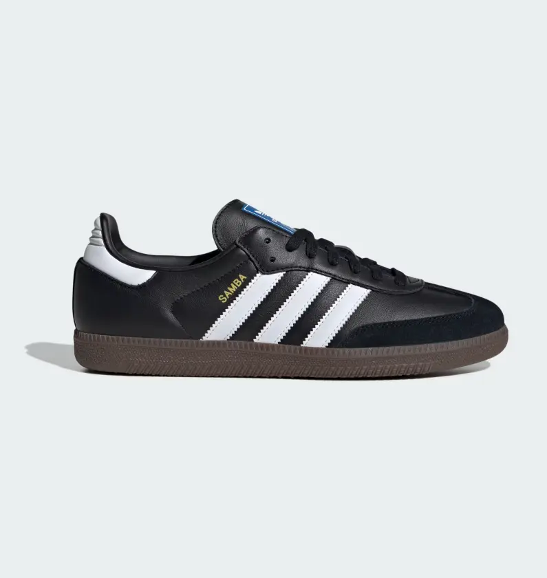 Adidas Men's Samba OG Casual Lace-Up Sneaker - Core Black/Cloud White Footwear, Size 6, (Black Samba)