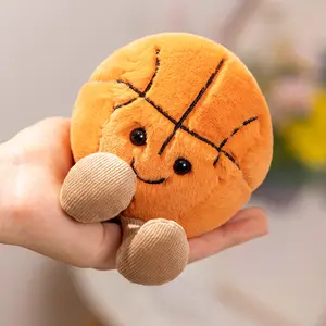 Doll With Feet Plush Doll Toys Soft Stuffed Baseball Basketball Football Sports Ball Play Tennis Soccer Fun Home Plush Ornament