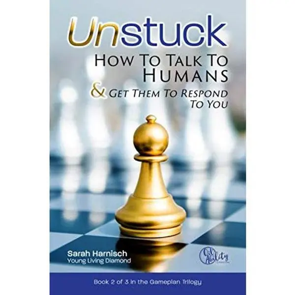 USED Unstuck: How To Talk To Humans & Get Them To Respond To You (Gameplan Workbook) by Sarah Harnisch, Literature & Art Books (Paperback)