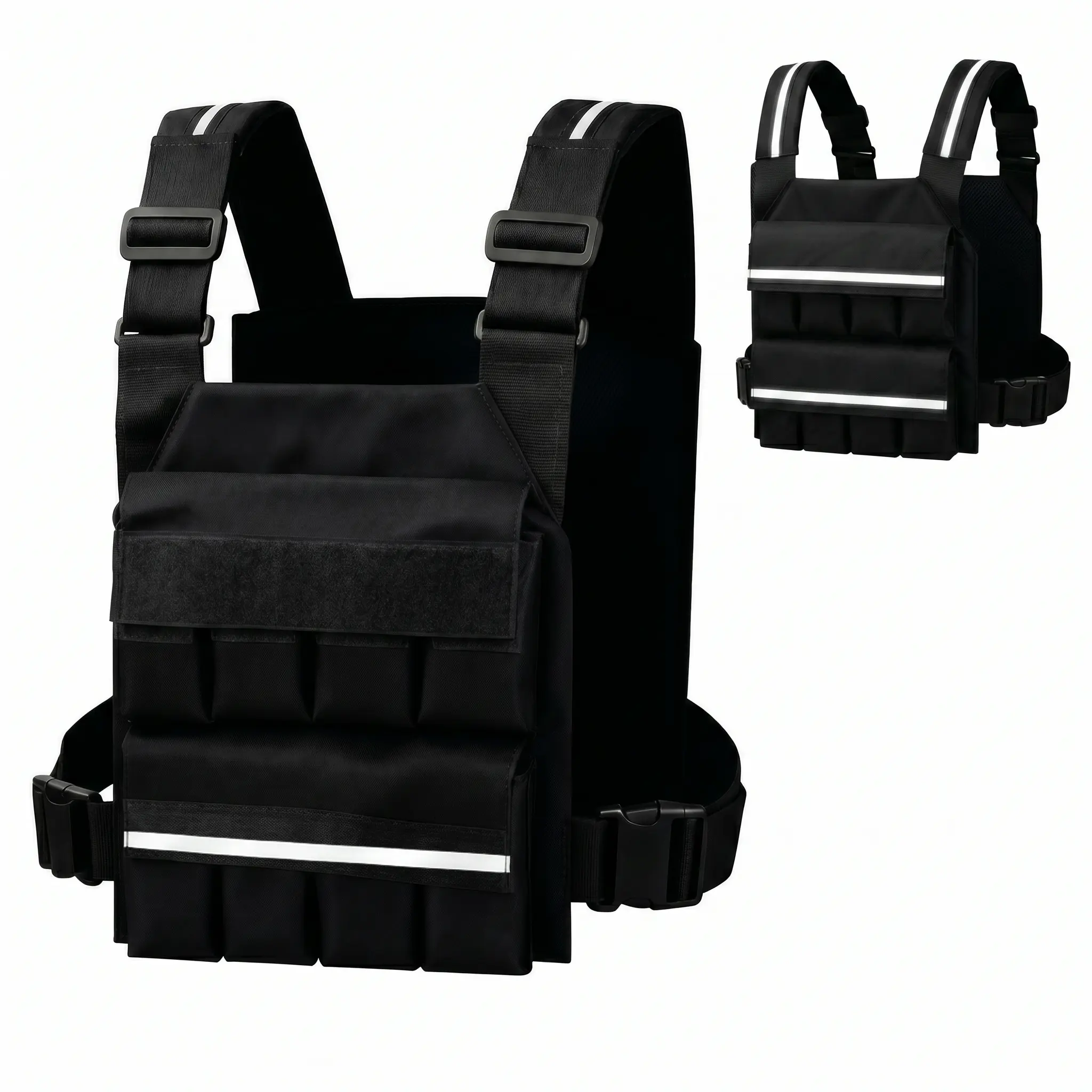 Tactical Quick-Release Unisex Vest: Casual, lightweight, and adjustable, with excellent stability, ideal for strength training; suitable for everyday use at the gym as well as for outdoor endurance training (does not include lead weights).