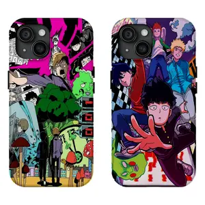 Anime Mob Psycho 100 Fashion Colorful Phone Case Suitable for IPhone 17 16 15 14 13 12 11 Pro Max Plus Air Protective Drop-proof Gift Unique Design