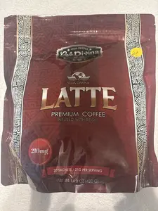Latte (premium coffee- infused with Reishi)