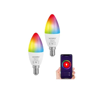 XODO LB4 Smart Light Bulbs - Color Changing LED Wi-Fi Bulbs