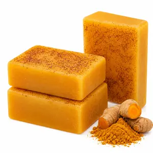3PCS Honey Glow Lemon Turmeric Kojic Acid Soap 100g, Brightening Dark Spot Remover, Gentle Face & Body Acne Cleanser Skin Repair Anti Blemish Drying Glass Skin Routine
