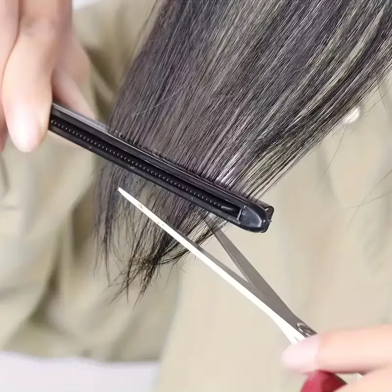 1pc Hairdressing V-shaped Comb for Messy Hair, Straight Hair Comb, Flat Iron Comb, Foldable Updo Tool, Straight Hair Clip, Hairdressing V-gap Comb, Hair Styling Combs, Hair Tools