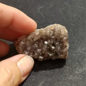Smoky Lavender Crystal Plate | Arizona Natural Sparkling Crystal Druzy Garden