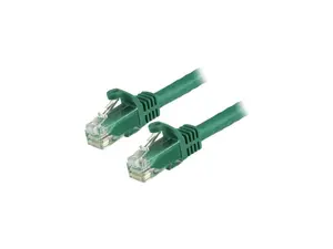 Startech N6PATCH4GN 4 ft. Green Cat6 Patch Cable with Snagless RJ45 Connectors