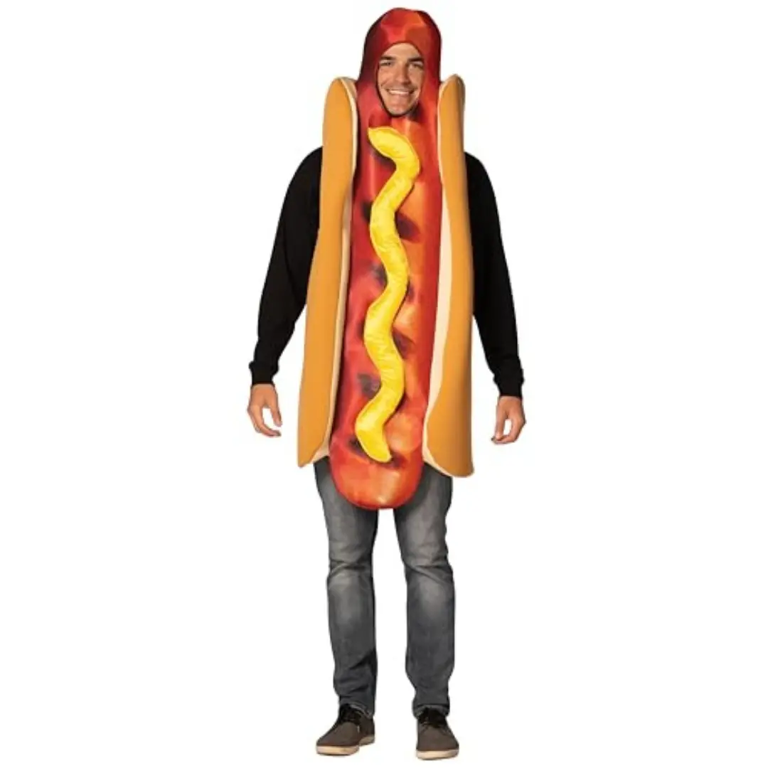 Ultimate Grilled Hot Dog Halloween Costume, Adult One Size