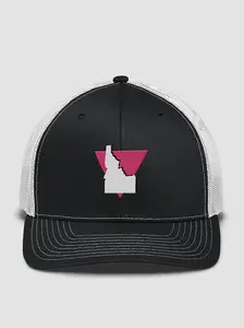 "PINK TRIANGLE" dark hat