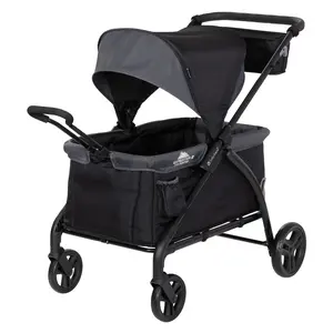 Baby Trend® Expedition® LTE 2-in-1 Compact Collapsible Stroller Wagon w/ Extra Large Ratcheting Canopy