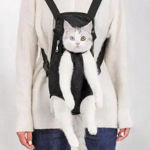 Premium Pet Carrier Backpack for Camping or Traveling, Animal Carrier, Breathable Mesh Front Sling, Portable Design, Essential for Outdoor Travel, Comfort in Summer