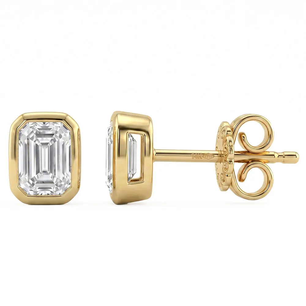 .20ct 14K Yellow Gold Lab Grown Diamond Earrings
