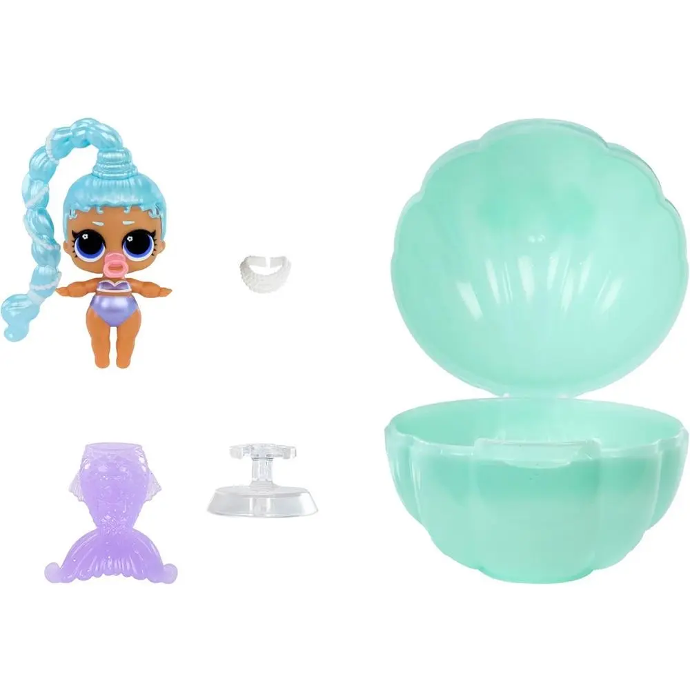 L.O.L. Surprise! Magic Mermaid Lil Sisters Mystery Box | Color Change Water Surprise | Collectible Mermaid Dolls with Shell Case | Viral Summer Water Play Toy | Surprise Gift for Girls
