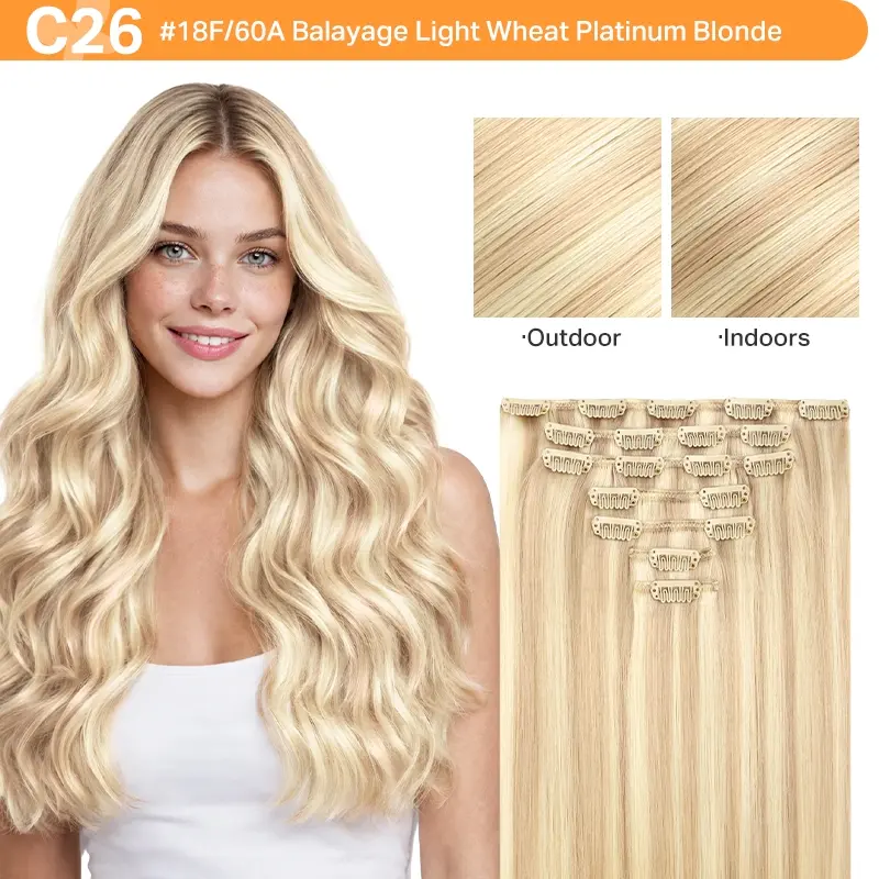 #(T12A/18H)P18H Balayage Copper to Sandy Blonde