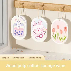 2026 NEW One compressed wood pulp sponge, kitchen dishwashing sponge block, dishcloth, cleaning cloth, multi-functional kitchen cleaning tool will be shipped randomly. girl  room  accessories i̇phone  16  pro  cases