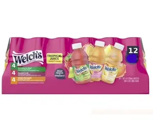 Welch’s Tropical Juice Drink Variety Pack, 12 Pack of 10 fl oz Bottles – Kiwi Strawberry, Passion Fruit & Mango Pineapple Fruit Beverages with Vitamin C