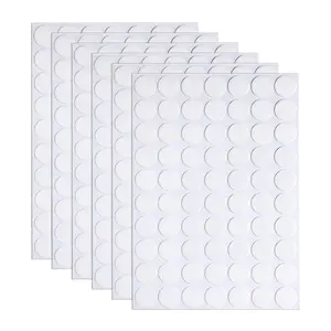 350pcs Transparent Double-Sided Sticky Adhesive Dots Stickers, 10mm/0.4” Small Round Clear Acrylic Putty Glue Heavy Duty, Removable Waterproof Strong No Trace Sticker for Handmade Crafts Card Making