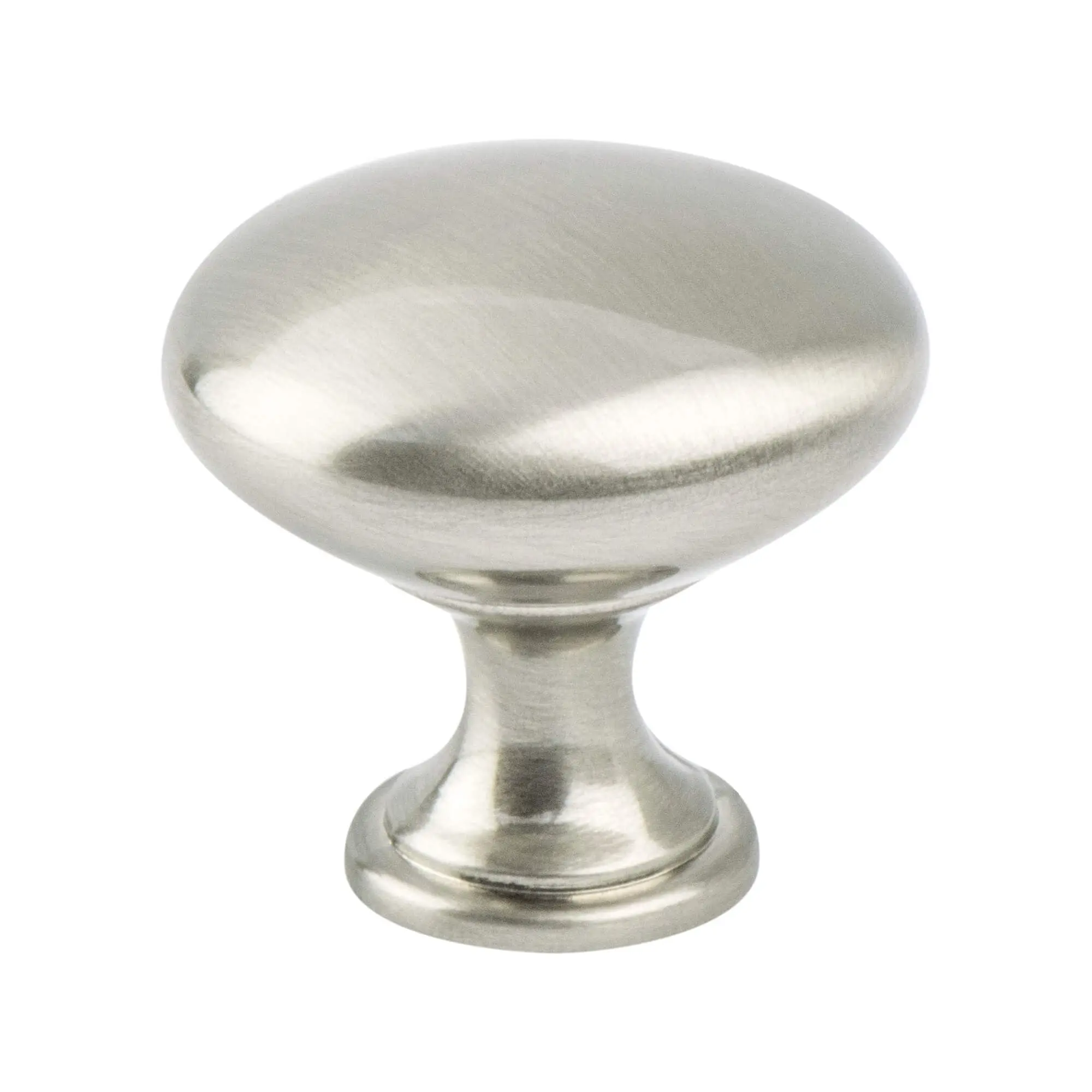 Berenson 0913-1BPN-P Advantage Plus 1 Metal Cabinet Doorknob, Brushed Nickel Finish, 29 mm (1-1/8 in.) Diameter