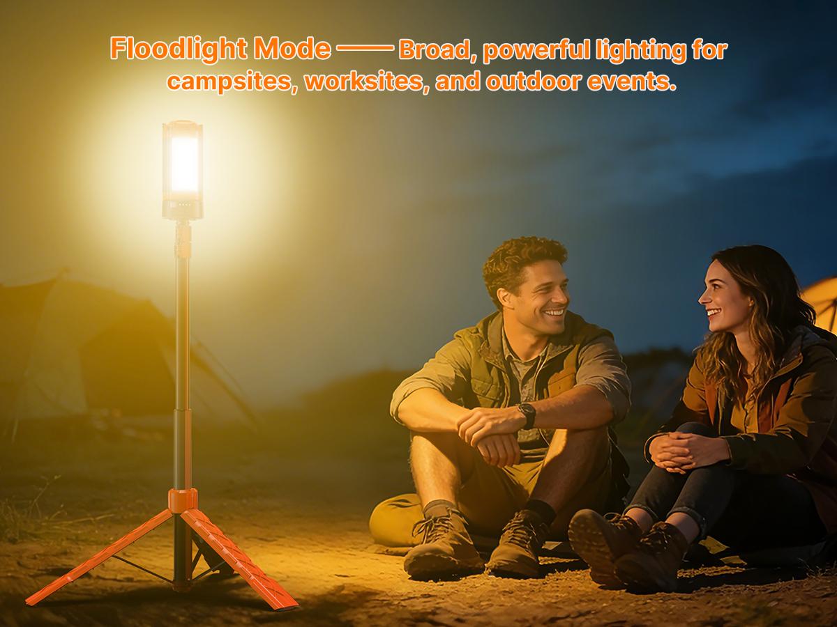 OGERY 2026 Remote-Controlled 2850LM Camping Lights with Tripod, 18000mAh Rechargeable Camping Lantern & LED Work Light, Detachable Tripod Stand up to 6.7 ft, 3 Lamp Heads for Camping & Emergency Use OGERY 2026 Remote-Controlled 2850LM Camping Lights with Tripod, 18000mAh Rechargeable Camping Lantern & LED Work Light, Detachable Tripod Stand up to 6.7 ft, 3 Lamp Heads for Camping & Emergency Use