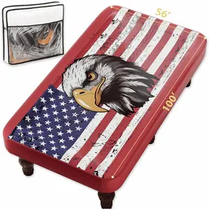 8 Foot Leather Billiard Pool Table Cover Outdoor/Indoor for Protecting Pool Table Felt Red