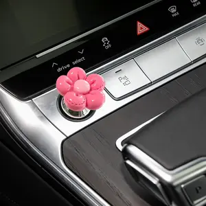 Push to Start Button CoerEngine Start/Stop  Flower Starter Coer (for Decoratie Accessories) (Rose Red)