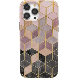 Stepping Up | Geo Rose Gold Marble Case