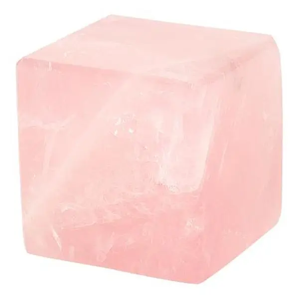 Mine Finds by Jay King Rose Quartz Cube Specimen Mine Finds by Jay King Rose Quartz Cube Specimen