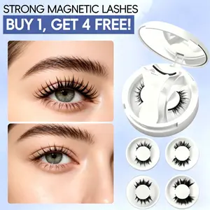 5 Pairs Magnetic Lashes | 1 Purchase = 5 Different Daily Looks!  No Glue,