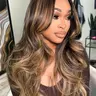 24 Inch Hair Body Wave Wigs for Women, Gorgeous Fluffy Wigs without Bangs, Deep Wavy Wigs, Synthetic 13*6 Lace Front Wigs for Party, Daily Use