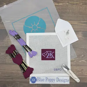 Sigma Kappa 2x2 Needlepoint Kit