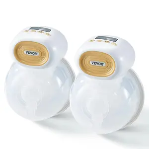 【DealsForYouDays】VEVOR Breast Pump, Wearable Electric Breast Pumps Hands Free, 4 Mode & 12 Levels, 300mmHg Strong Suction, Ultra-Quiet Rechargeable Portable Breastfeeding Pump with LED Display, 24mm Insert/28mm Flange