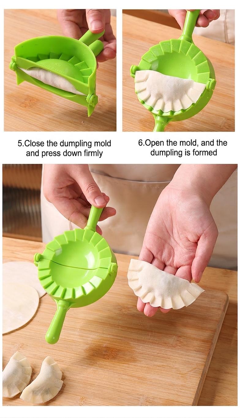 Dumpling Maker,Empanada Maker Press,Tortilla Folder,Tortilla Crimper,Pasta Making Tools, Large Size