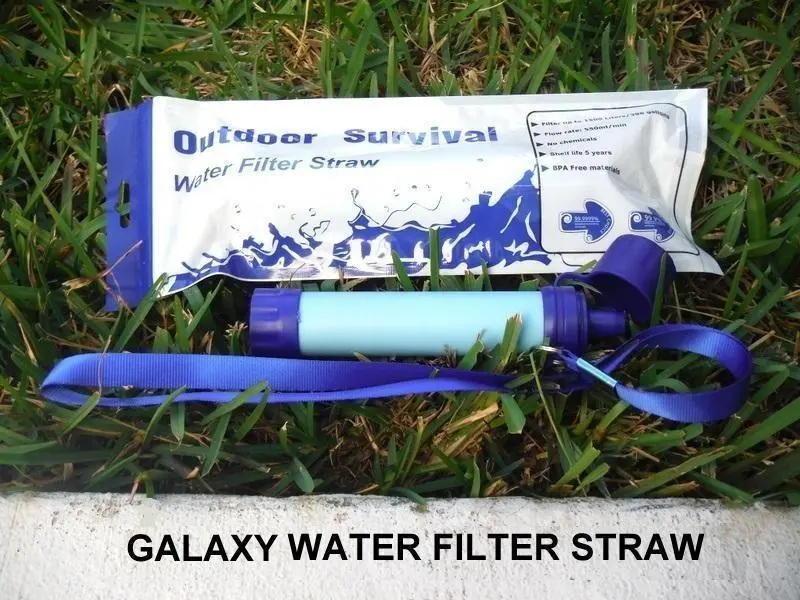 Outdoor Water Filter Personal  Straw   Gear Water Purifier for Camping Hiking Climbing Backpacking