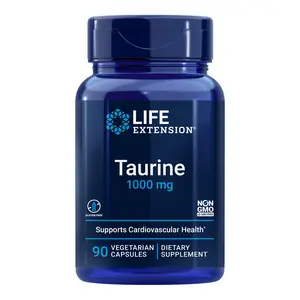 Life Extension Taurine 1000 MG, 90 Vegetarian Capsules Life Extension Taurine 1000 MG, 90 Vegetarian Capsules