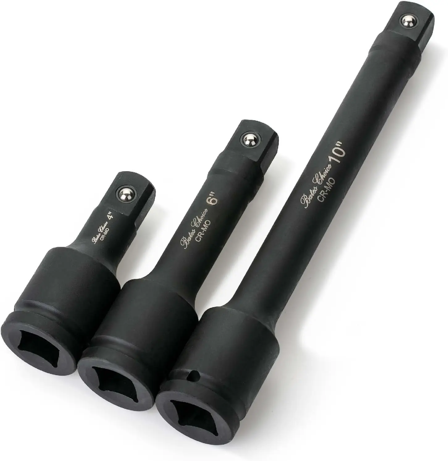 Impact Extension Bar Set, 3/4" Drive, 3 pcs, 4", 6", 10", Ratchet Extension Bar