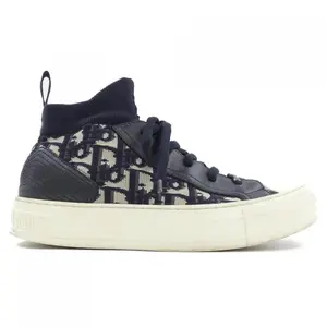 Pre-owned Dior Canvas Small Leather Goods Christian WALKN Sneakers