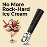 GFFKIT Electric Heated Ice Cream Scoop - Ice Cream Spoon, 2 oz Stainless Steel Kitchen Utensil Gadget, Ergonomic, 3000mAh, 30s Fast Heating, LED Display, IP68 Waterproof, Easy Hard Scooping, Single Unit, Ideal Gift for Families