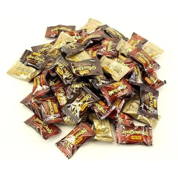 Bali’s Best Assorted Coffee Candy 1 lb Bag Espresso Latte & Coffee Flavored Rich Bold Caffeine Treat Party or Office Snack Bite
