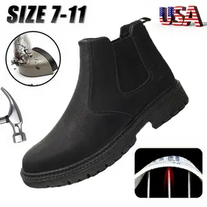Steel Toe Breathable Boots Splash and Impact Safe