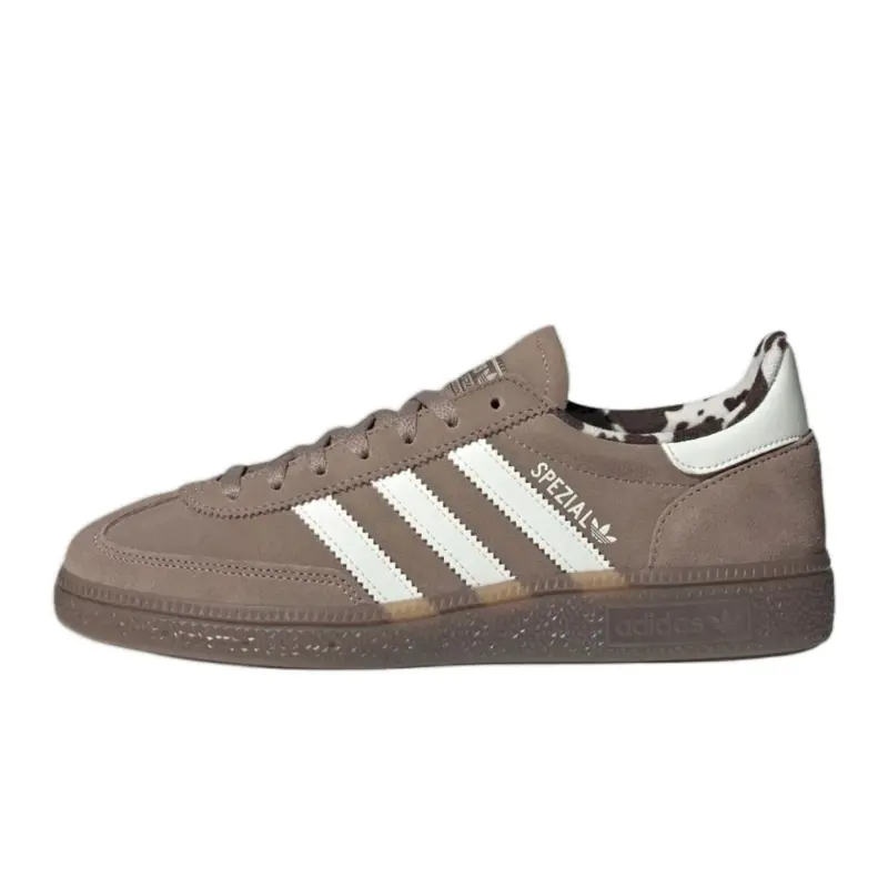 Adidas Handball Spezial Women's Sneaker in Earth Strata Suede | Vintage Athletic Shoe with a Neutral Look and Gum Sole, Suede Sneakers, Soft Suede, Shoes, Removable Insole, Retro, Sporty Chic