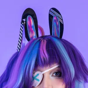 Projekt Melody Cyber Girl Headband Accessory Costume Holographic Eye