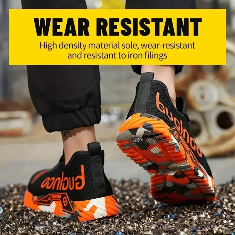 Closed Boy Professional Breathable Safety Shoes Anti-Smash Composite Toe Stab-Proof Puncture Resistance For Airport Ground Handling Staff Closed Boy Professional Breathable Safety Shoes Anti-Smash Composite Toe Stab-Proof Puncture Resistance For Airport Ground Handling Staff